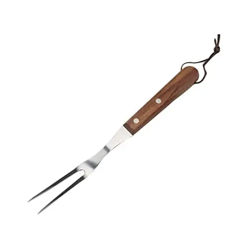 Produktbild: Amosfun 1stk Grillgabel Aus Edelstahl Grillspieße Für Serviergabel Spieße Grillen Marshmallow-gabeln Mäusespeck Bratstangen Fleischgabel Zum Grillen Fleischgabeln Brown Rostfreier Stahl