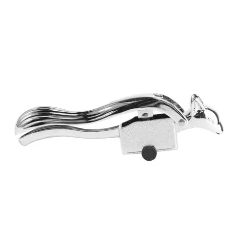 Produktbild: Amosfun 1stk Manuelle Knoblauchmaschine Ingwer-reibe-werkzeug Knoblauch Ingwer Handgezogener Fleischwolf Knoblauchpresse Fleischwolf Knoblauch-mixer Knoblauchpresse Wippe Silver