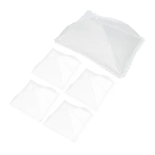 Produktbild: Amosfun 20 Stück Mesh Lebensmittelabdeckungen Polyester Lebensmittelabdeckungen Lebensmittelabdeckungen Lebensmittelplattenabdeckungen – Geschirrabdeckungen Esstisch