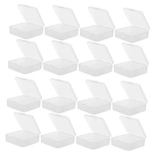 Produktbild: Amosfun 20st Transparente Aufbewahrungsbox Mini-vorratsbehälter Kunststoffbehälter Zur Aufbewahrung Mini- Behälter Mit Deckel Durchsichtige Perlenbehälter Aus Spieldeck