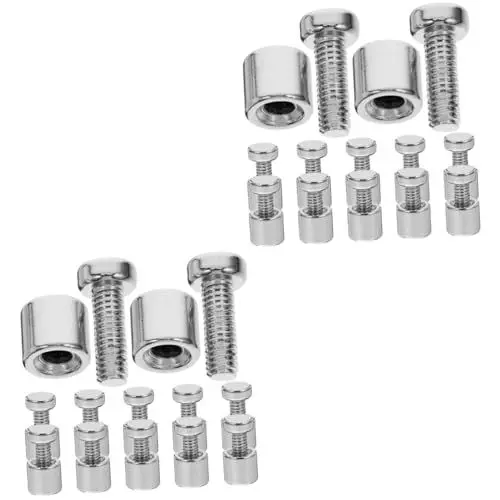 Produktbild: Amosfun 24 Sets Bilderrahmen Schraubenzubehör Kleine Abstandsschrauben Abstandsschrauben Für Rahmen Abstands Hardware Rahmen Abstandsschrauben Abstandsschraube Metall Glas