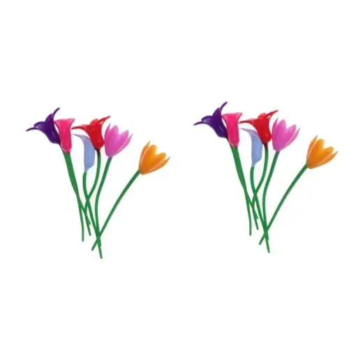 Produktbild: Amosfun 24 Stk Weinglasmarker aus Silikon Marker für Weinanhänger Party-Glasmarker Identifizierung von Silikonglas Markierungsglas