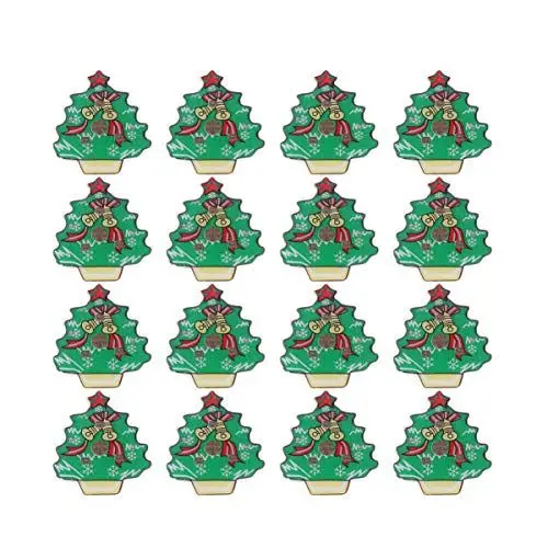 Produktbild: Amosfun 25 Stück Weihnachtsbrosche Leuchtende Broschen Anstecker Leuchtende Schmuck Broschen für Stoff Rucksack Hut, plastik, Glockenbäume,