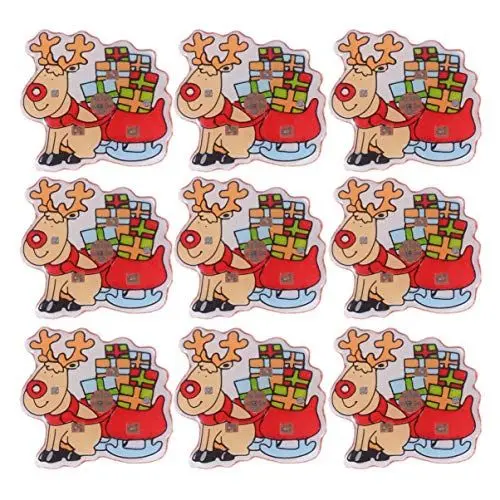 Produktbild: Amosfun 25 stücke led leuchten Weihnachten broschen emaille pins Abzeichen Weihnachtsfeier begünstigt rentierschmuck Geschenke für Kinder Erwachsene