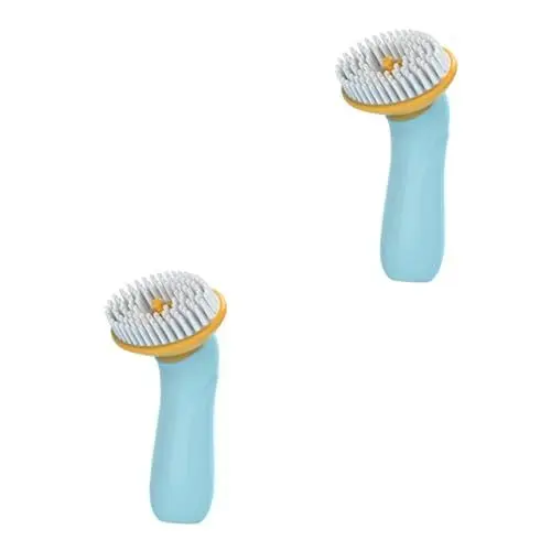 Produktbild: Amosfun 2St Badebürste für Haustiere tierhaar bürste tierhaarbürste hundepflegebürste Haustier-Shampoo werkzeug Beauty-Tools Hundebürste Duschbürste für Haustier beruhigend Hündchen Kamm