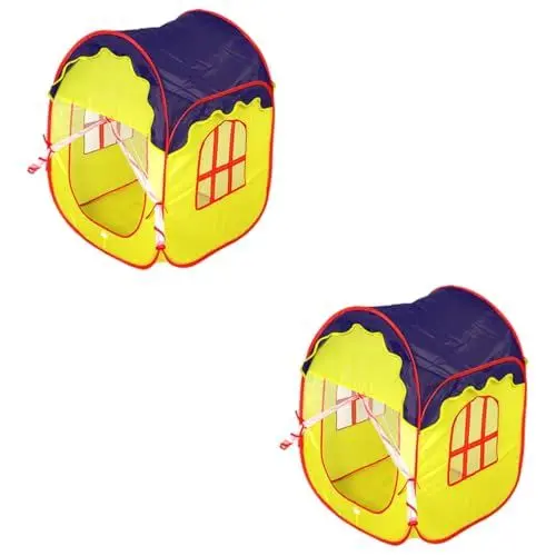 Produktbild: Amosfun 2St Spielzelt indoor spielhaus Kinderzelt mit Pool Zelt für Kinder Tipi für Kinder Indoor-Kinderzelt faltbares Zelt Kinderzelt drinnen Zelte Kinderspielhaus zelt