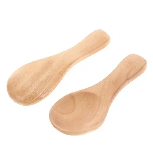 Produktbild: Amosfun 2 Stück Mini-teelöffel Aus Holz Mit Kurzem Griff Für Küche Teehaus Restaurant