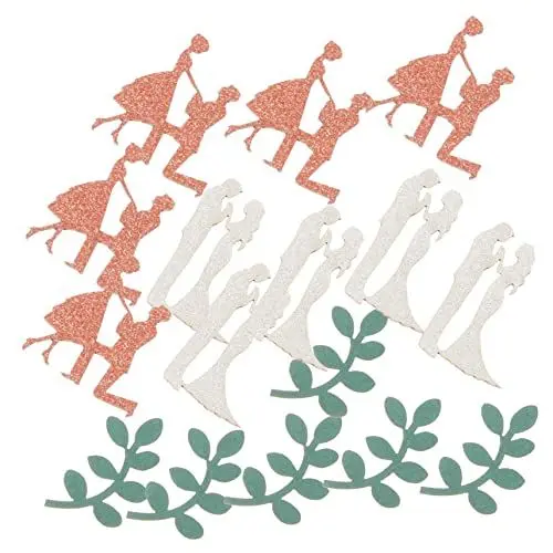 Produktbild: Amosfun 2 Konfetti aus Tischpapier Hochzeits-Requisiten Hochzeitskonfetti Tischkonfetti hochzeitsdeko konfettikanon Konfetti auf dem Hochzeitstisch Hochzeitsfeier-Dekoration Bastelpapier