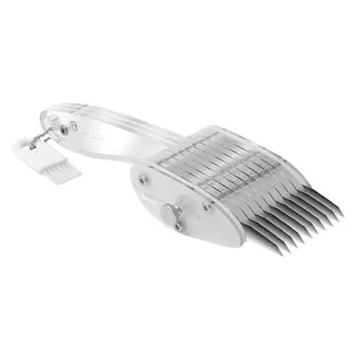 Produktbild: Amosfun 2 Sätze Blumenschneider Lauchzwiebelmesser Tintenfischschneider Für Die Küche Küchenschnitzel Aus Seide Schalotte Schredder Tintenfischschneider Für Den Haushalt Küchenhobel Acryl