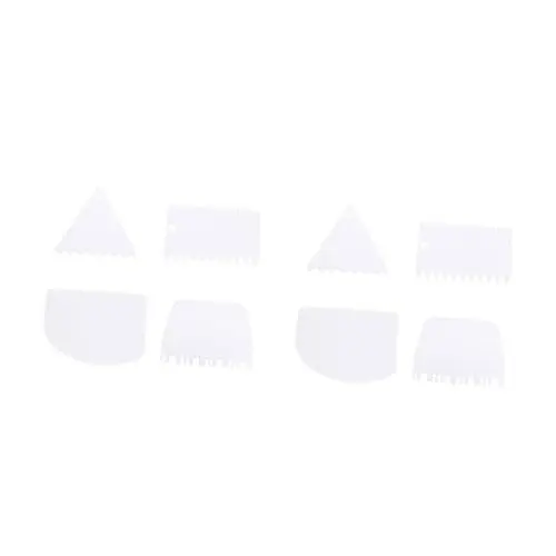 Produktbild: Amosfun 2 Sätze Kuchenbackzubehör Kuchenschaber Für Bäckerei Kuchen Backen Schaber 4 Stück * 2