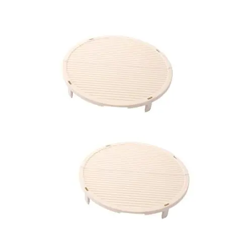Produktbild: Amosfun 2 Stk Knödel Matte Rutschfeste Küchenmatte Faltbare Dumpling Vorhang Kühlhaus Dumpling Rack Knödel Lagerregal Knödel-Schneideblech Klappbarer Knödelhalter faltbare Knödelvorhänge