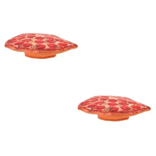 Produktbild: Amosfun 2 Stück Kostümhut Kostüm Partyhut Cosplay Kopfbedeckung Neuheit Hut Party Selfie Hut Pizzaform Hut Party Lustiger Hut Pizzaform Kappe Cartoon Hut Requisite Partybevorzugung Pizza