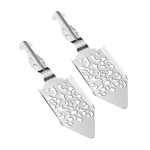 Produktbild: Amosfun Absinthlöffel-set Aus Edelstahl Löffel Einfach Zu Verwenden und Zu Reinigen für Cocktailbars und Zuhause