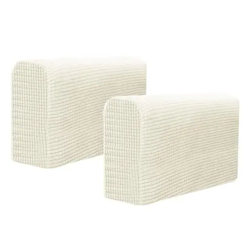 Produktbild: Amosfun 2st Armlehne Bezug Sofa Stuhlhussen Mit Armlehnen Sesselschoner Armlehne Armlehnenbezüge Für Sofas Sofa Hussen Stretch Armstuhlabdeckungen Sesselbezüge Schutztuch Büro Wagen
