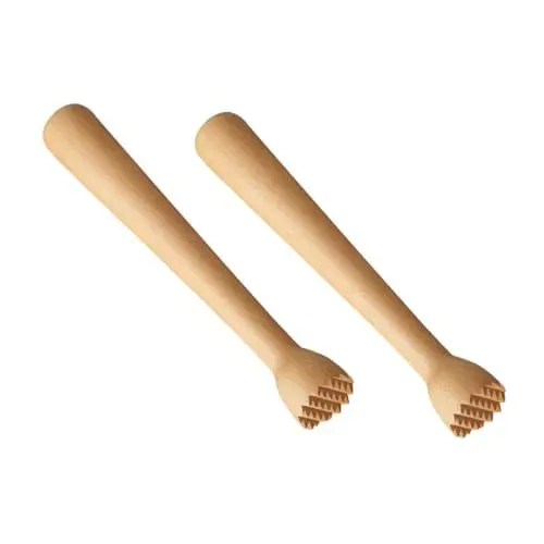Produktbild: Amosfun 2st Buche Entsafter Professioneller Barstopfer -stößel Stangenmischstab Bar Muddler -durcheinandergebrachtes Werkzeug Rührstab Für Milchtee Mixer Wiederverwendbar