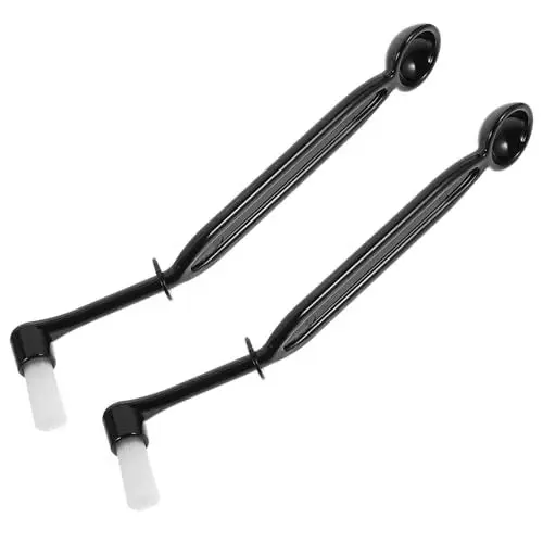 Produktbild: Amosfun 2st Bürste Für Kaffeemühle Kaffeevollautomat Kaffeemaschinenbürste Reinigungsbürste Black