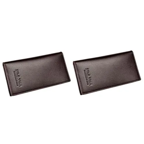 Produktbild: Amosfun 2st Echtleder Geldbörsen Für Männer Brieftaschen Für Männer Ledergeldbörse Herren Geldbörsen Leder Lang Brieftaschen Aus Leder Für Herren Langes Scheckheft Handtasche Sommer Mann