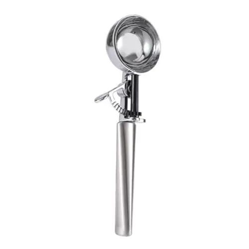 Produktbild: Amosfun 2st Eisportionierer Milchkekse Obstlöffel Grablöffel Fruchtschaufel Haushaltsgeräte Löffel Für Fruchtbällchen Kleine Keksschaufel Backschaufel Scoop Eislöffel Silver Zinklegierung