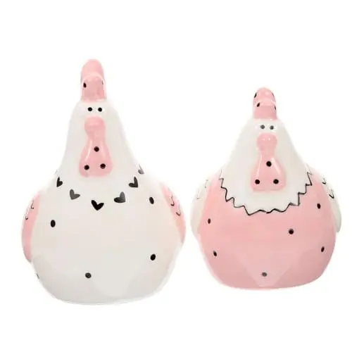 Produktbild: Amosfun 2st Ostergeschirr Rustikaler Hähnchen-hahn-Shaker Gewürzflaschen in Hühnerform Hühnerglas Mit Deckel Schmuckkästchen Zuckerschalen Salz- Und Pfefferdose Würze Keramik Xiaoxiang