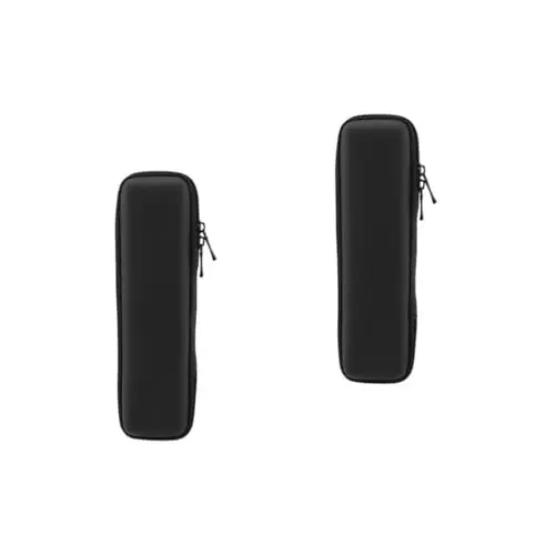 Produktbild: Amosfun 2st Stylus-Tasche Stylus-hülle Reißverschlusstasche Reißverschluss-Organizer Hartschalen-etui Für Stylus-stifte Tragetasche Für Kopfhörer USB-Kabel Hartes Stiftetui Federmäppchen