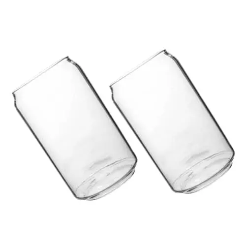 Produktbild: Amosfun 2st -dosenbecher Kann Gläser Trinken Transparenter Wasserbecher Latte-gläser Wodka-gläser Bierhalter Für Dosen Margaritas-gläser Transparente Gläser Bierdosengläser Tasse Glas