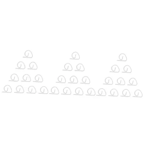 Produktbild: Amosfun 30 Stk Clips für Tischläufer klemmen für tischdecken table cloth clips tischdecke befestigung transparenter Tischdeckenclip Bulk-Tischrock Tischdeckenhalter Tischdeckenklammern
