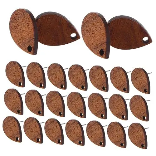 Produktbild: Amosfun 30st Geometrische Ohrstecker Aus Holz Rohlinge Für Ohrringe Aus Holz Erkenntnisse Zu Ohrringen Aus Holz Personalisierte Schmuckstücke Diy-ohrstecker Fräulein Kleine Ohrstecker Mode