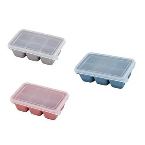 Produktbild: Amosfun 3St Eiswürfelform Eisgitter Formen für Eiswürfel Mini-Eiswürfelbereiter eiswürfelkühler eiswürfel kühler eismaschinen eiswürfel selber machen Eisbehälter für den Haushalt Kieselgel