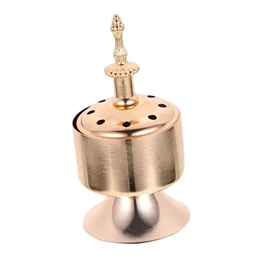 Produktbild: Amosfun 3St Weihrauchbrenner aus Metall Oud Bakhoor Esstischdekoration Diffuser für ätherische Öle für zu Hause Aromazerstäuber Weihrauchhalter für zu Hause Brenner für Aromatherapie Eisen