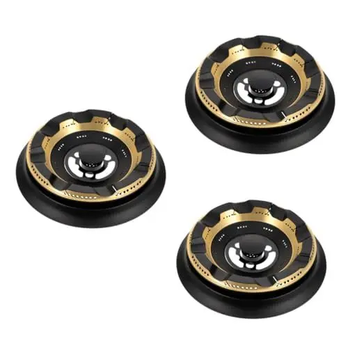 Produktbild: Amosfun 3St gasherd Brenner Gasherdzubehör Gaskochfeld Wok-Brenner Wok-Ständer Gasherdhalter gaskocher zubehör Gasherd Zubehör Gasherd Feuerdeckel gasherd Deckel Küchenwaren Stahl