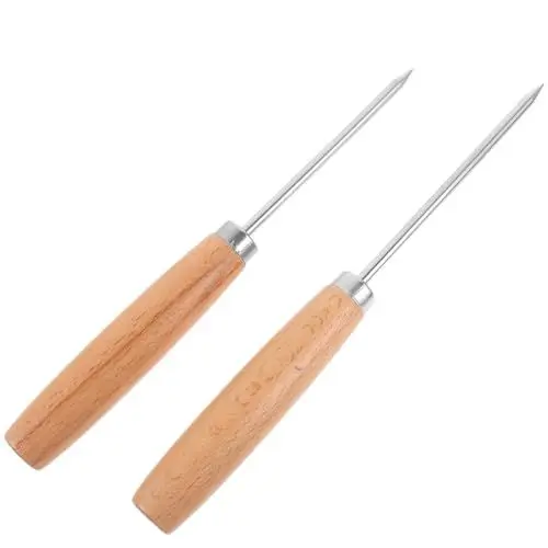 Produktbild: Amosfun 3 Sätze Eispickel Eisformen Eiswürfel Kühlschrank Eiskrstzer Gefierschank Eispflücker Eishacker Eispunsch Eiskratzer Bar Eiscrusher Werkzeug Zum Eisbrechen Holz Khaki 2 Stück * 3