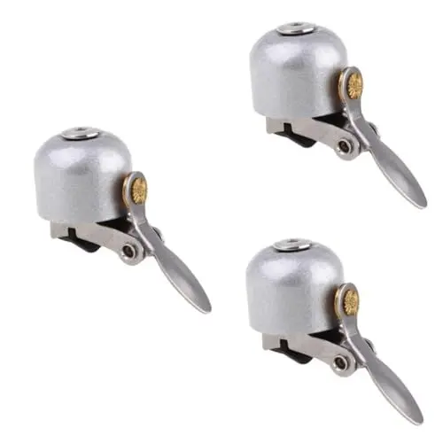 Produktbild: Amosfun 3st Fahrradklingel Kupferne Glocke Rennradklingel Ring MTB-Glocken Für Erwachsene Fahrrad Aus Aluminium Fahrrad Hammer Glocke Miniklingel Laut Dreirad Kind Trompete