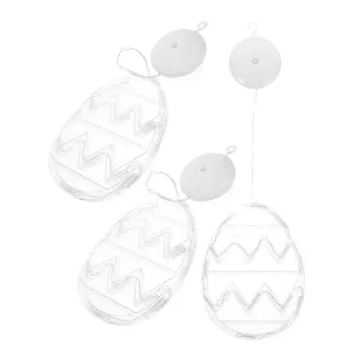 Produktbild: Amosfun 3st Osterei-saugnapflampe Osterfensterdekorationen Eierförmiges Licht Osterei-licht Eiförmige Lampe Osterdekorationen -hängelampen Weihnachten Plastik Lichter An Der Haustür