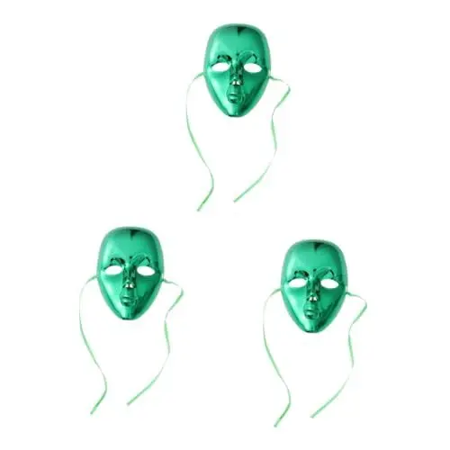 Produktbild: Amosfun 3st Venezianische Partei Vollgesichtsmaskerade Venezianische Maskerade Glänzende Maske Vollgesichts-kostümmaske Partymaske Maskerade Masken Karnevalsmaske Abschlussball Kleidung