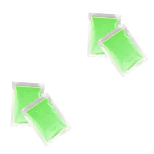 Produktbild: Amosfun 4 Packungen leuchtender Nagelglitter Leuchtpigment Nachtleuchtende Dekoration Nachleuchtende Pigmente leuchtendes Pulver fluoreszierendes Pulver Fluoreszenz Partikel Phosphorpulver