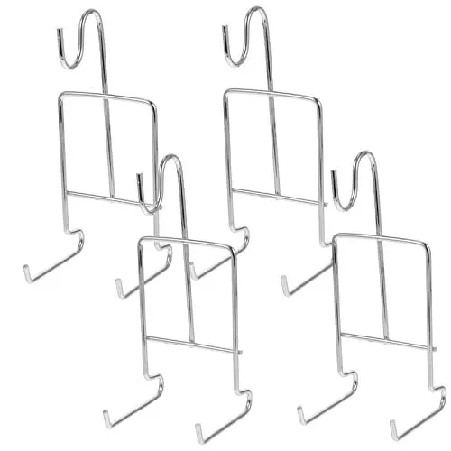 Produktbild: Amosfun 4 Stück Kaffeetassenhalter Glasschrank Teebecherhalter book shelves buch ständer geschirrtuch Espressotasse Tassendisplay Tassen-Organizer Veranstalter Ausstellungsstand Palette