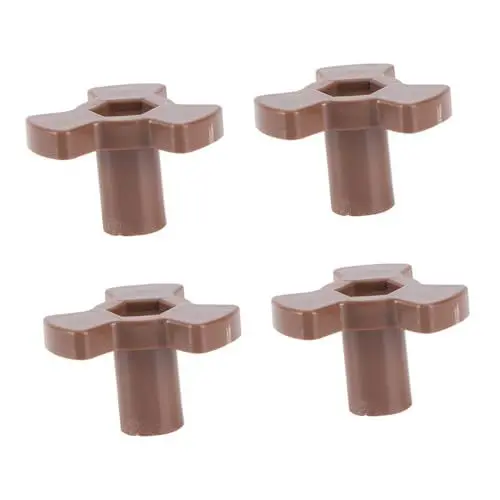 Produktbild: Amosfun 4 Stück Mikrowellenzubehör Mikrowellen-plattenspieler-koppler Mikrowelle Plattenspieler Halterung Für Plattenteller Für Mikrowellenherde Nabenmotor Drehbarer Ständer Plastik Green