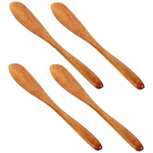 Produktbild: Amosfun 4 Stück Phoebe Marmeladenmesser Butterpinsel Gewürzstreuer Cocktailmesser-spreizer Küchenutensilien Nuss Geleestreuer Gelee-butter-spatel Gelee-käse-aufstriche Maschine Couteau