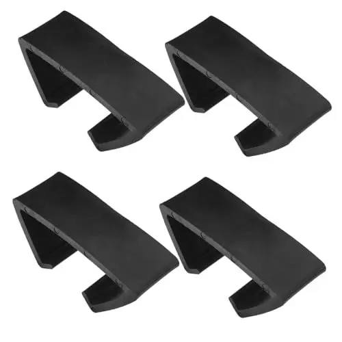 Produktbild: Amosfun Terrassen-Sofa-Klemmen 4 Stück Rattan-Sofa-Clips Starker Sicherer Clip Für Gartenmöbel Schwarz 90 Mm Innendurchmesser