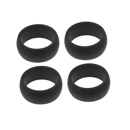 Produktbild: Amosfun 4 Stück Silikonring Bodybuilding-Ringe Ringe für Frauen Ringe für Männer Herrenring Fingerring aus Silikon Übungsfingerringe aus Silikon draussen Schutz Fitness-Ring Mann Kieselgel