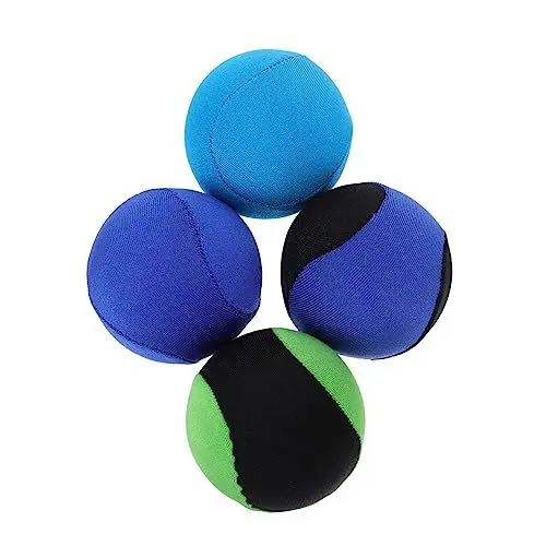 Produktbild: Amosfun 4 Stück Wasser Schwimmen Wasserball Spielzeug Wasserbombe Sport-hüpfbälle Wasservolleyball Wiederverwendbar Wasser Trichter Kugel Jonglierball Inlandsverkäufe