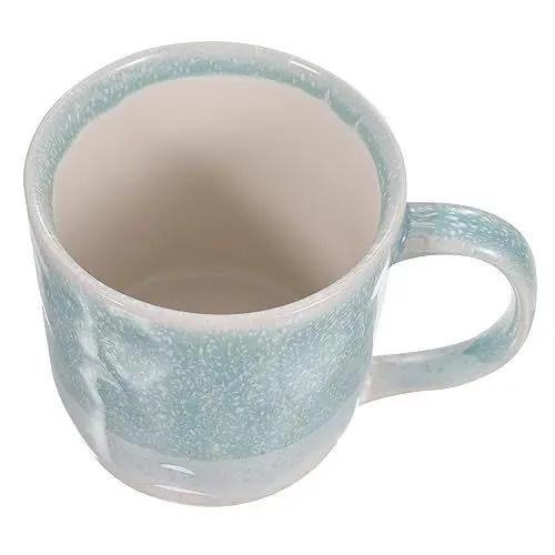 Produktbild: Amosfun 4 Stück Zweifarbige Becher Kleine Wasserbecher Tassen Kaffeebecher Große Kaffeetasse Latte Tasse Großer Henkelbecher Wasserbecher Für Zuhause Keramik Kaffeebecher
