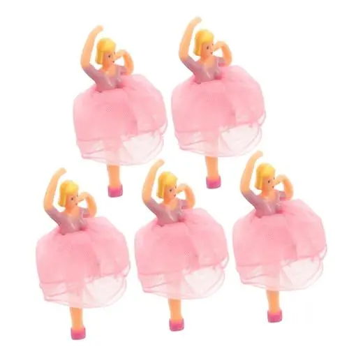 Produktbild: Amosfun 5Er-Box Prinzessin Puppe puppen zubehör Puppenprinzessin Spieluhr-Puppenzubehör eine Armatur Badezimmerdekorationen Puppenverzierung Tanzende Mädchenpuppe Baby einstellen Musikbox