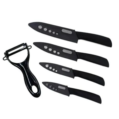 Produktbild: Amosfun 5Er Set Küchenmesser Keramikmesser
