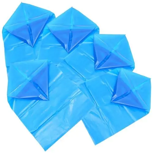 Produktbild: Amosfun 5St Kompost-Gärbeutel Beutel mit Gartenlaub tonnen tasche Pinkelbeutel Gartentasche Abfall kompostierbare kotbeutel kompostbeutel Hochleistungs-Schuttsäcke Düngerbeutel Sport Blue
