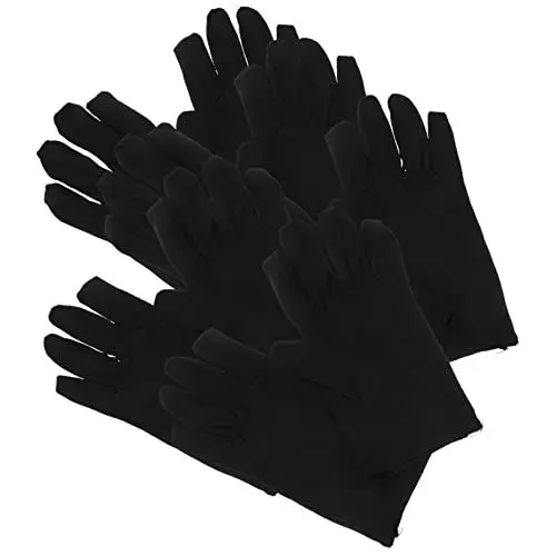 Produktbild: Amosfun 5 Paare Weiße Gartenhandschuhe arbeits handschuhe Trainingshandschuhe für das Fitnessstudio Arbeitshandschuhe Outdoor-Gartenhandschuhe Schutzhandschuhe anpflanzen fassen Werkzeug