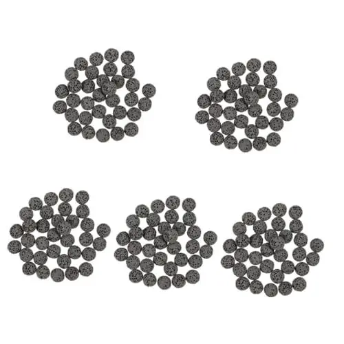 Produktbild: Amosfun 5 Sätze Diffusorstein Aus Vulkanstein Natürlicher Vulkanstein Diffusorstein Aus Vulkangestein Aus Vulkanstein Wohnkultur Aus Vulkanstein Black 39 Stück * 5