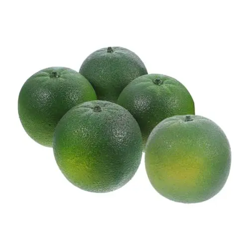 Produktbild: Amosfun 5 Stücke Künstliche Früchte Gefälschte Orange Modelle Realistische Foto Requisiten Für Wohnkultur