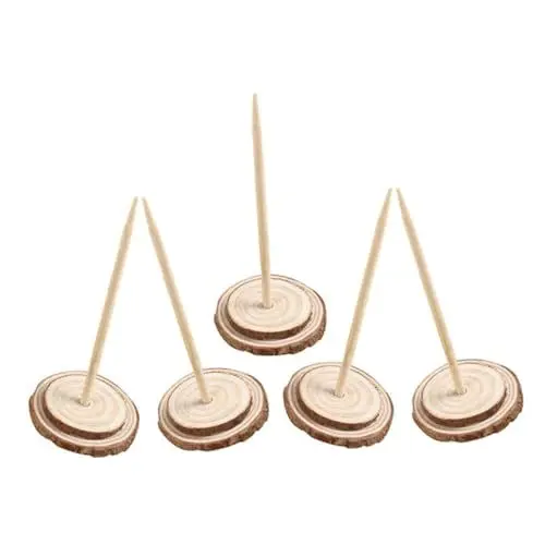 Produktbild: Amosfun Weihnachtsbaumständer Aus Massivholz 6 5 cm Durchmesser Basisständer für Künstliche Bäume Zubehör für Weihnachtsbaum-basisständer
