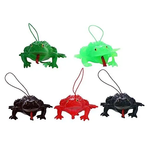 Produktbild: Amosfun 5st Kröte Aus Weichem Gummiimitat Halloween-Spielzeug Spielzeuge Tierspielzeug Für Halloween Realistische Figur Modell Insekt